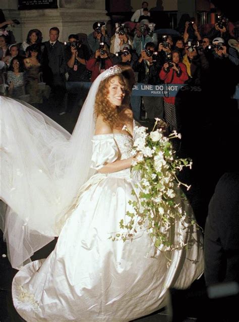 mariah carey wedding dress